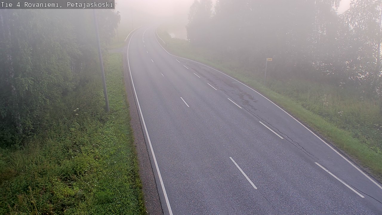 Weather Camera Image Road 4 Rovaniemi, Petäjäskoski, Rovaniemi, Lappi