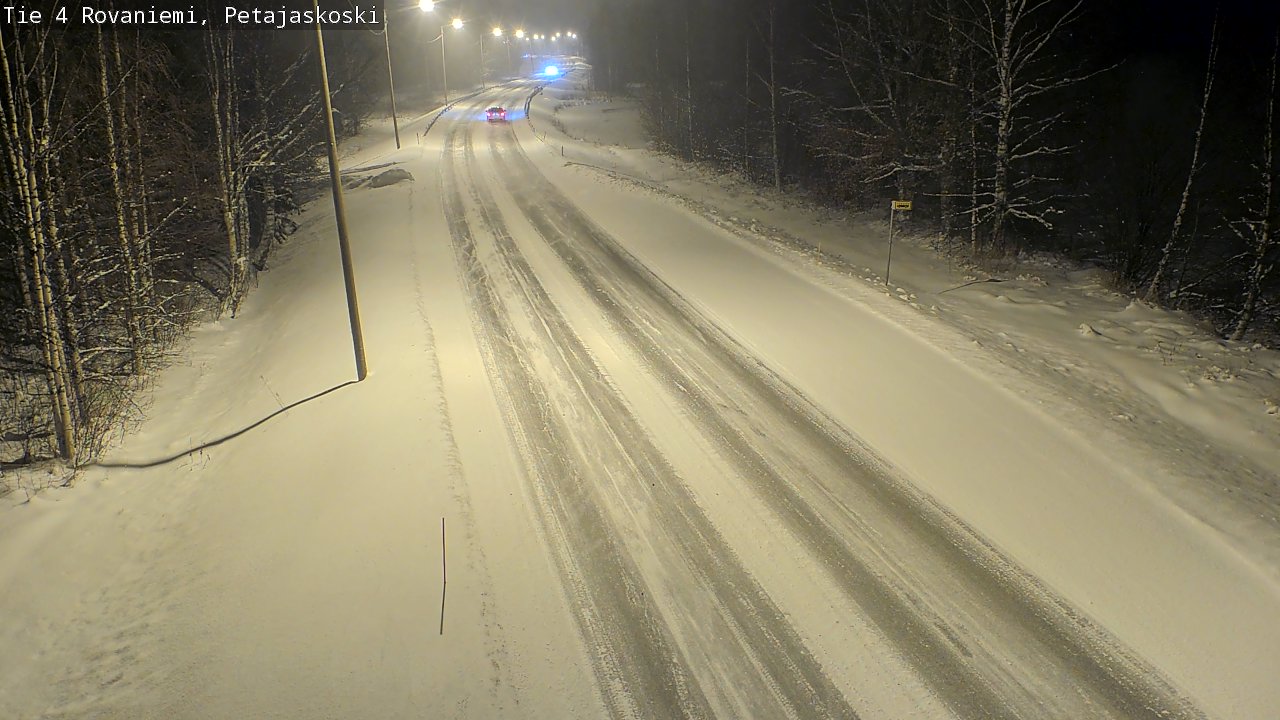 Weather Camera Image Road 4 Rovaniemi, Petäjäskoski, Rovaniemi, Lappi