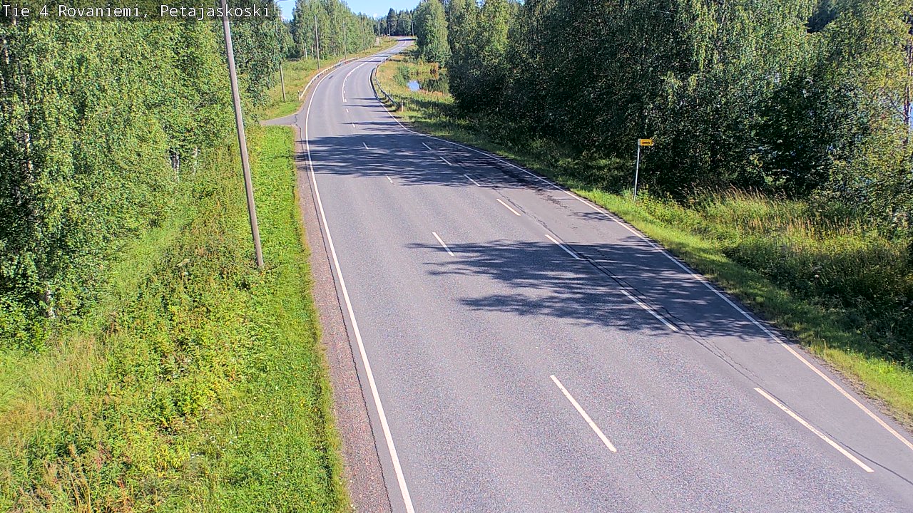 Weather Camera Image Road 4 Rovaniemi, Petäjäskoski, Rovaniemi, Lappi