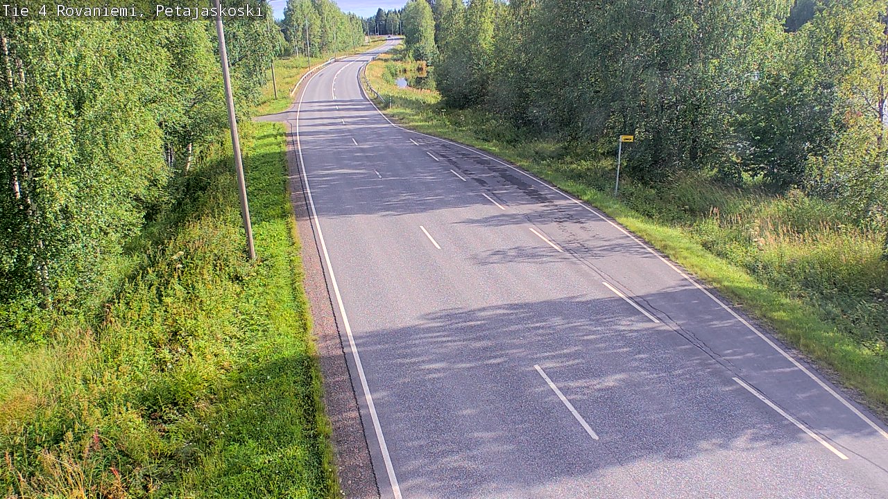 Weather Camera Image Road 4 Rovaniemi, Petäjäskoski, Rovaniemi, Lappi