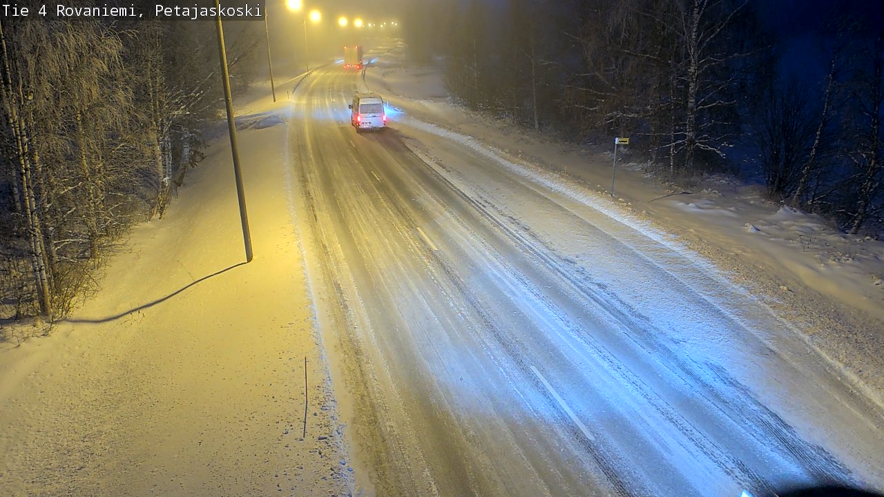 Weather Camera Image Road 4 Rovaniemi, Petäjäskoski, Rovaniemi, Lappi