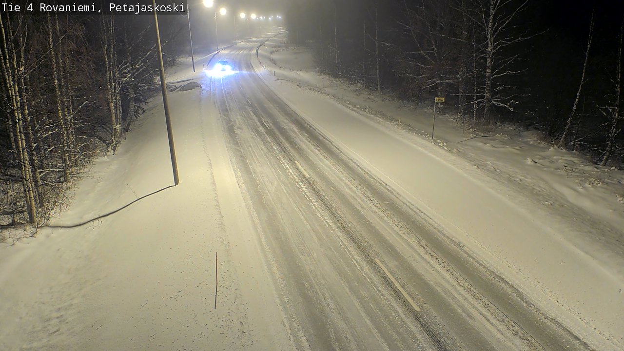 Weather Camera Image Road 4 Rovaniemi, Petäjäskoski, Rovaniemi, Lappi