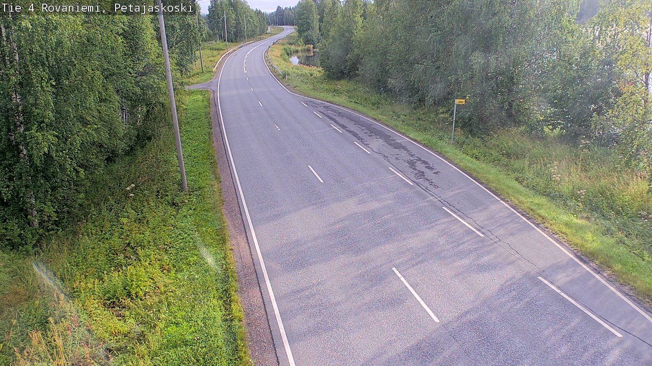 Weather Camera Image Road 4 Rovaniemi, Petäjäskoski, Rovaniemi, Lappi