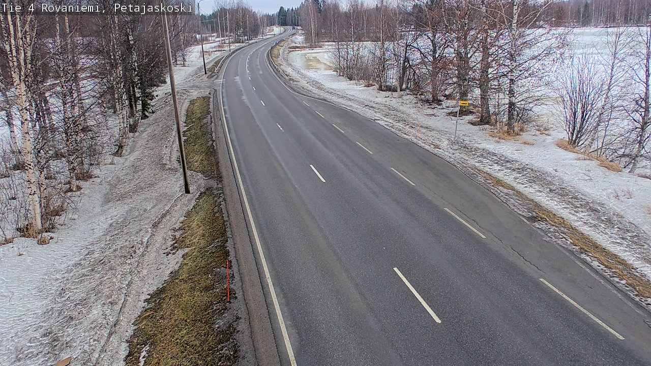 Kelikamerat Kuva Tie 4 Rovaniemi, Petäjäskoski, Rovaniemi, Lappi