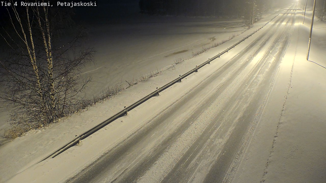 Weather Camera Image Road 4 Rovaniemi, Petäjäskoski, Rovaniemi, Lappi