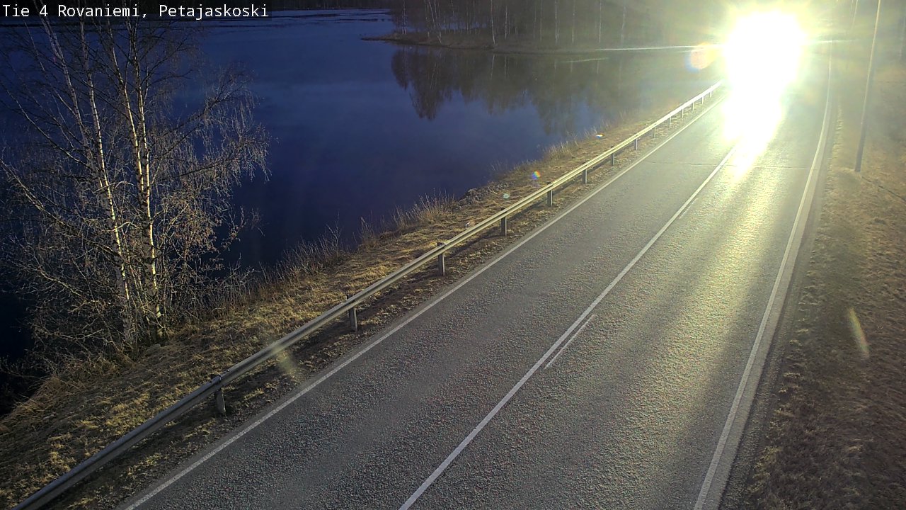 Weather Camera Image Road 4 Rovaniemi, Petäjäskoski, Rovaniemi, Lappi