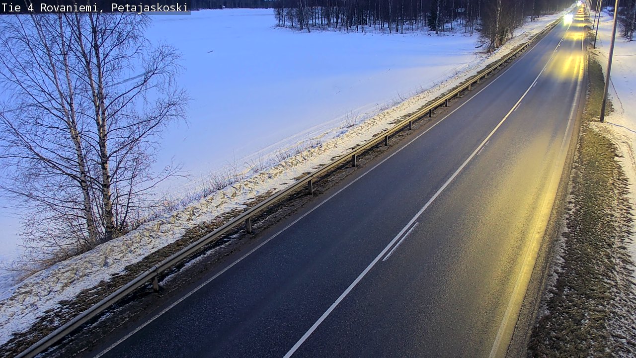 Kelikamerat Kuva Tie 4 Rovaniemi, Petäjäskoski, Rovaniemi, Lappi