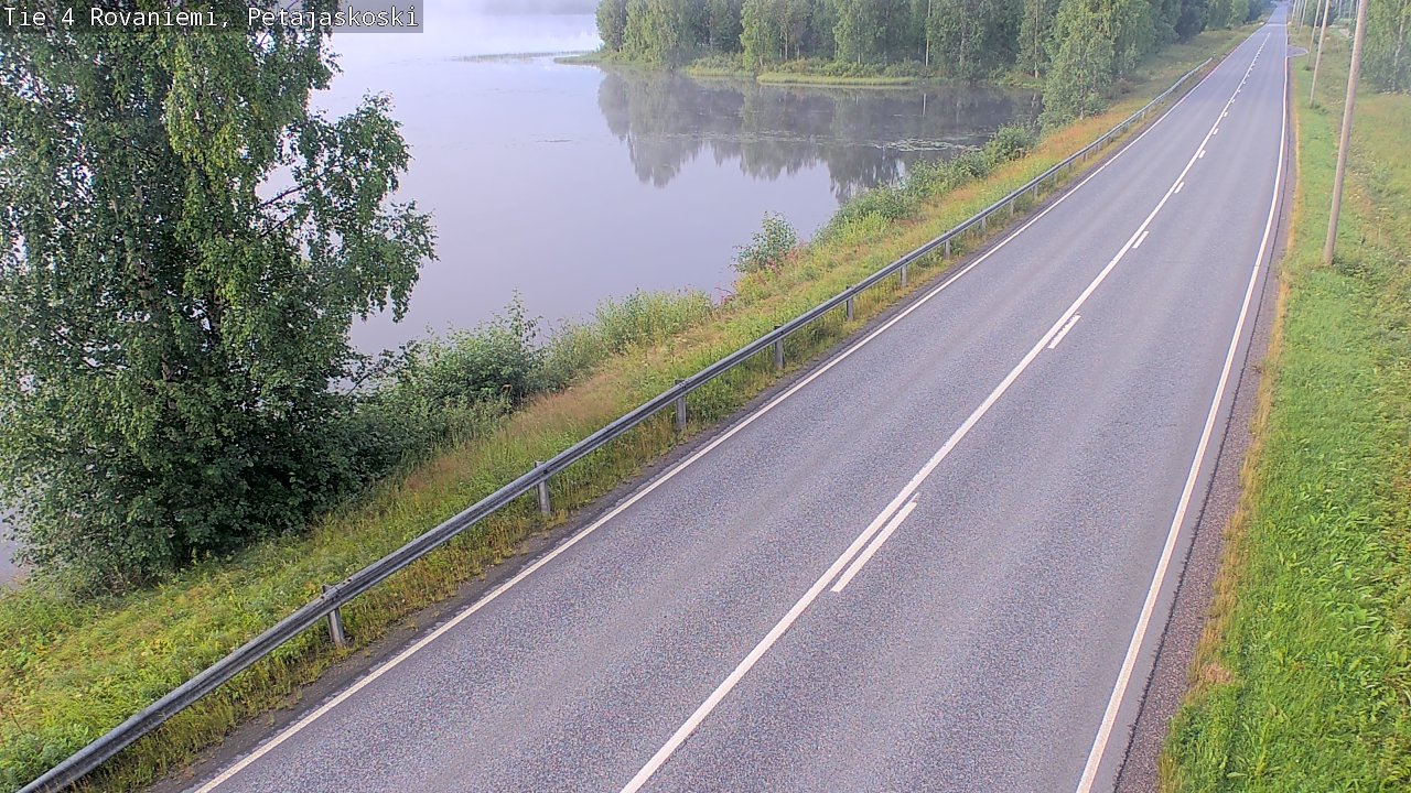 Weather Camera Image Road 4 Rovaniemi, Petäjäskoski, Rovaniemi, Lappi