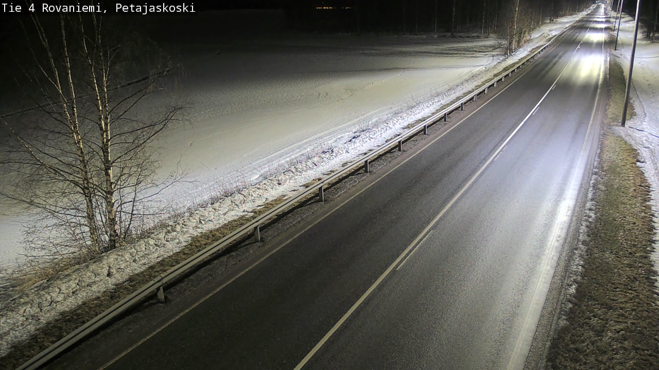 Kelikamerat Kuva Tie 4 Rovaniemi, Petäjäskoski, Rovaniemi, Lappi