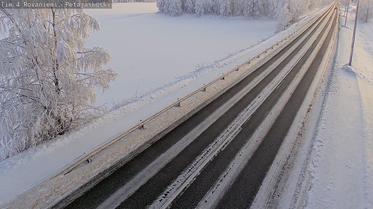 Kelikamerat Kuva Tie 4 Rovaniemi, Petäjäskoski, Rovaniemi, Lappi