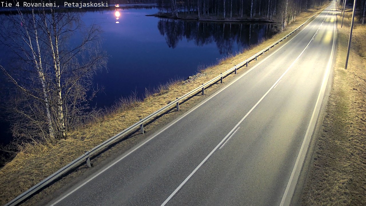 Weather Camera Image Road 4 Rovaniemi, Petäjäskoski, Rovaniemi, Lappi