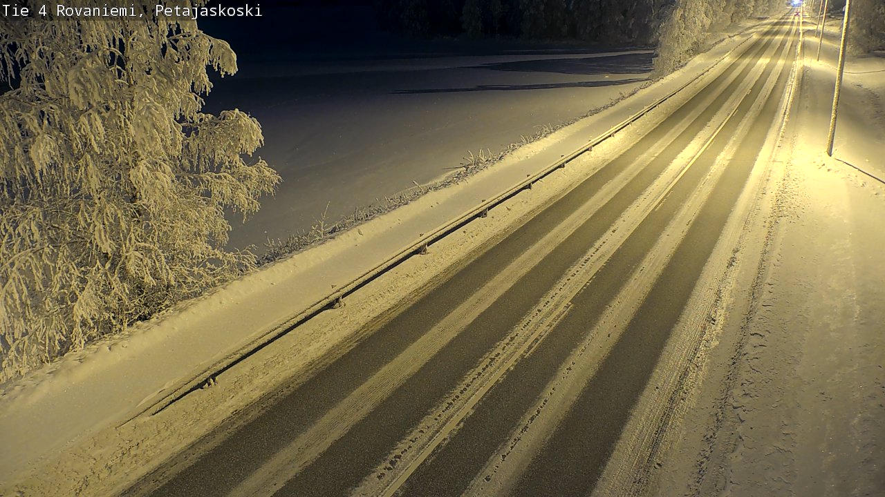 Kelikamerat Kuva Tie 4 Rovaniemi, Petäjäskoski, Rovaniemi, Lappi