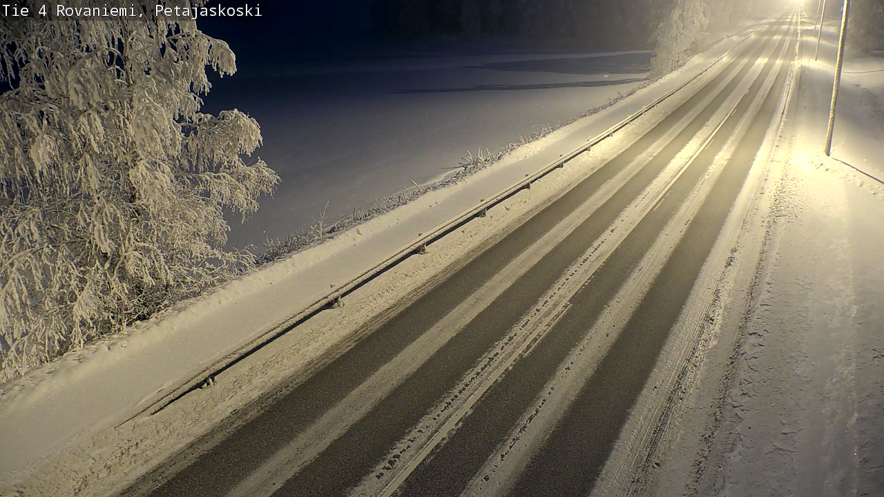Kelikamerat Kuva Tie 4 Rovaniemi, Petäjäskoski, Rovaniemi, Lappi