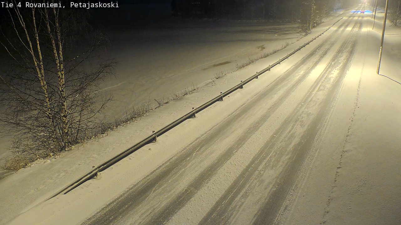 Weather Camera Image Road 4 Rovaniemi, Petäjäskoski, Rovaniemi, Lappi