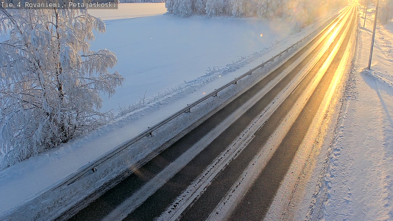 Kelikamerat Kuva Tie 4 Rovaniemi, Petäjäskoski, Rovaniemi, Lappi
