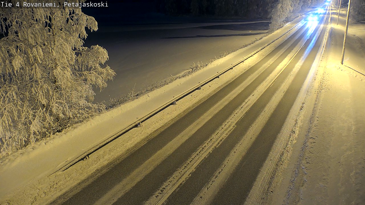 Kelikamerat Kuva Tie 4 Rovaniemi, Petäjäskoski, Rovaniemi, Lappi