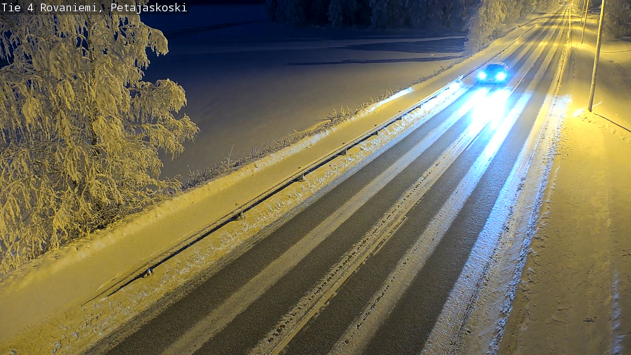 Kelikamerat Kuva Tie 4 Rovaniemi, Petäjäskoski, Rovaniemi, Lappi