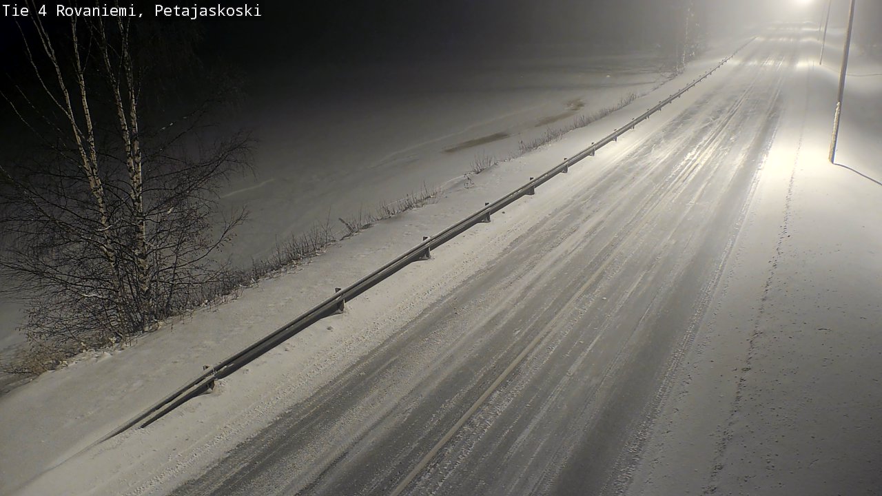 Weather Camera Image Road 4 Rovaniemi, Petäjäskoski, Rovaniemi, Lappi