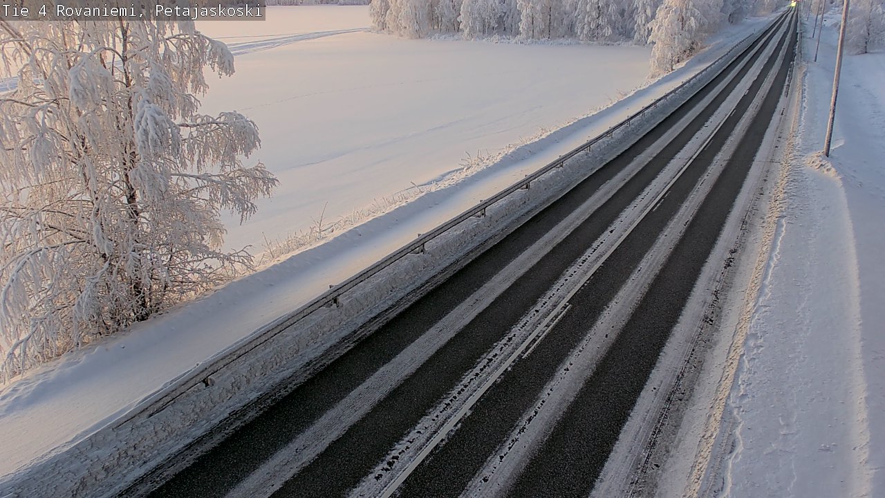 Kelikamerat Kuva Tie 4 Rovaniemi, Petäjäskoski, Rovaniemi, Lappi