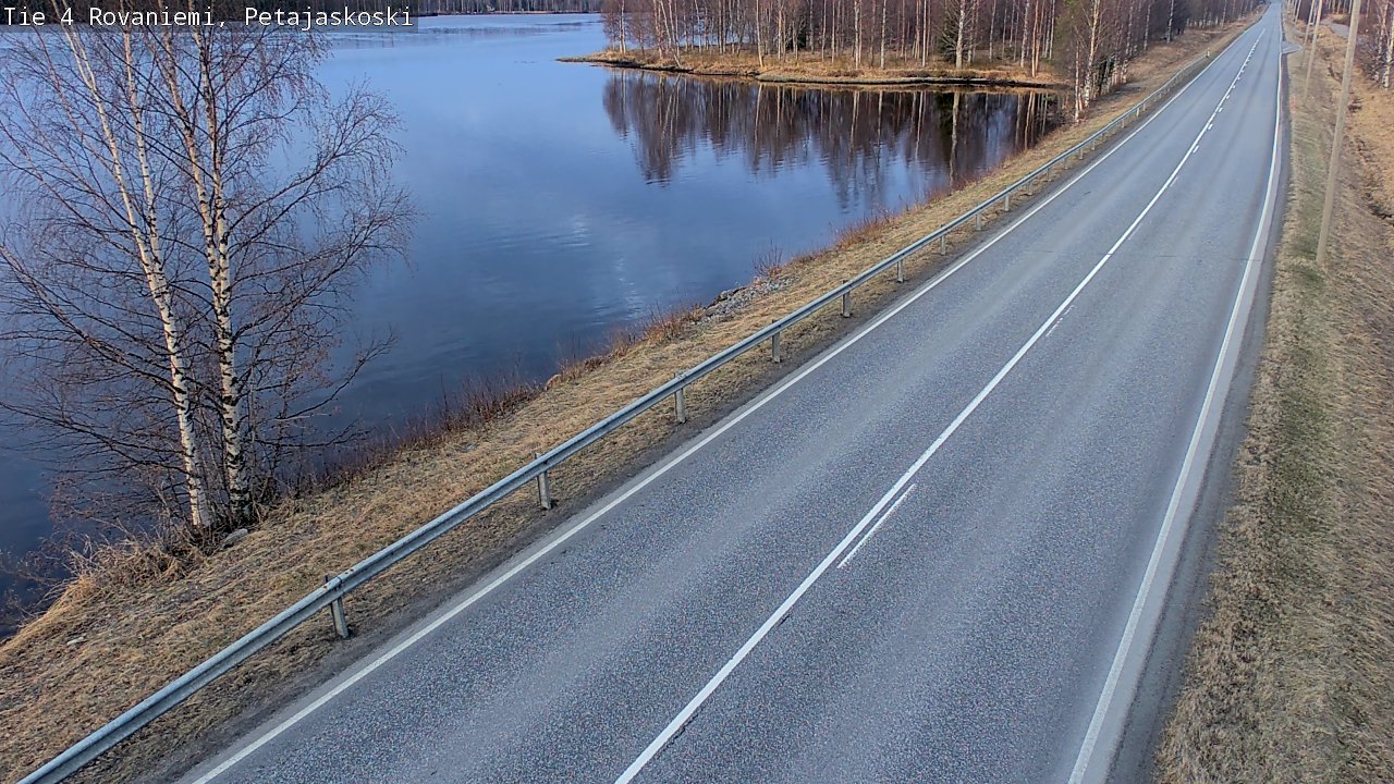 Weather Camera Image Road 4 Rovaniemi, Petäjäskoski, Rovaniemi, Lappi