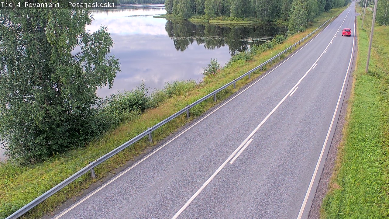 Weather Camera Image Road 4 Rovaniemi, Petäjäskoski, Rovaniemi, Lappi