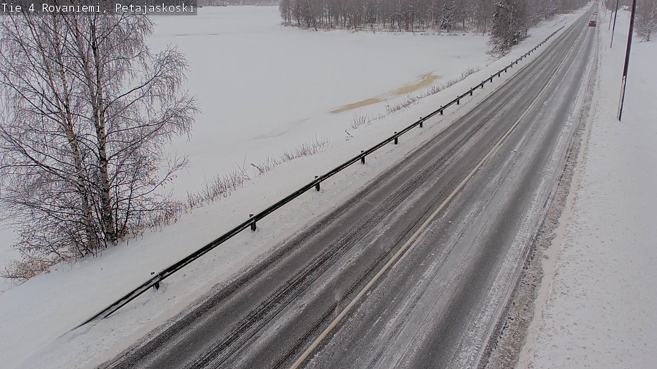 Weather Camera Image Väg 4 Rovaniemi, Petäjäskoski, Rovaniemi, Lappi