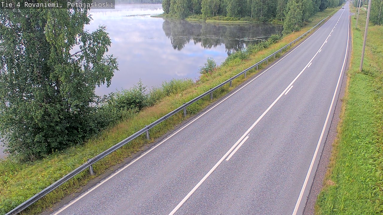 Weather Camera Image Road 4 Rovaniemi, Petäjäskoski, Rovaniemi, Lappi