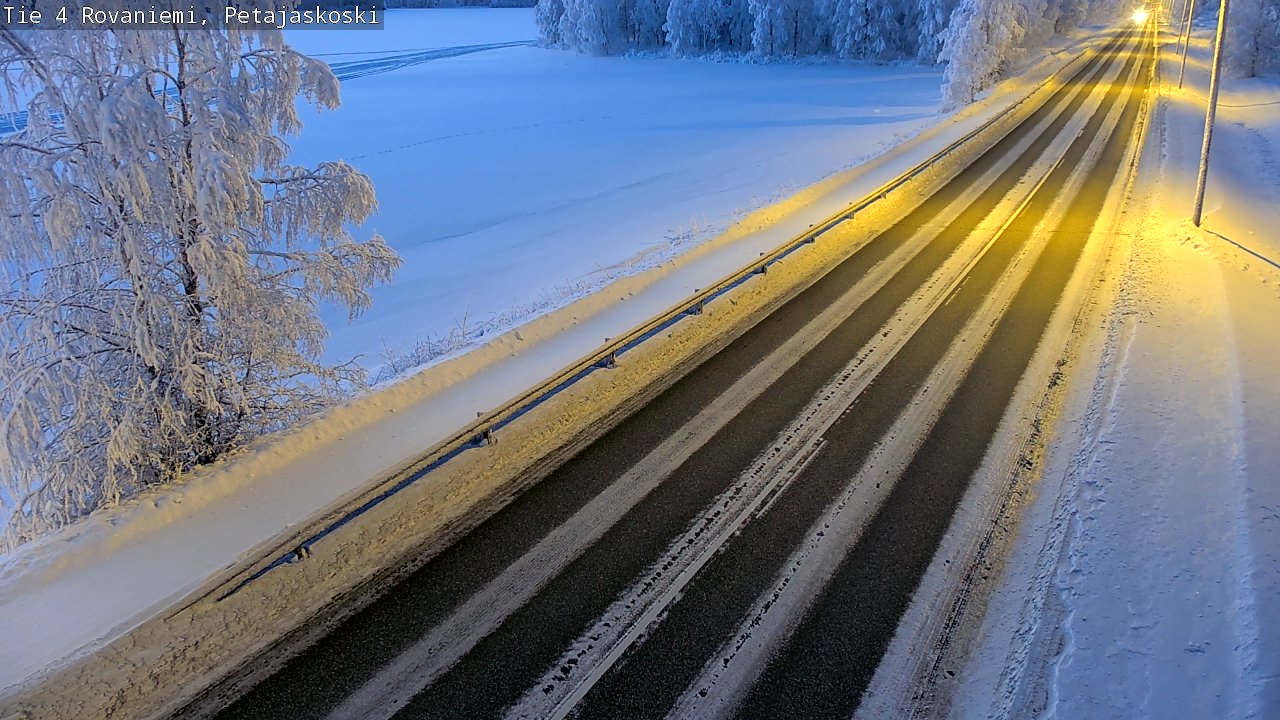 Kelikamerat Kuva Tie 4 Rovaniemi, Petäjäskoski, Rovaniemi, Lappi