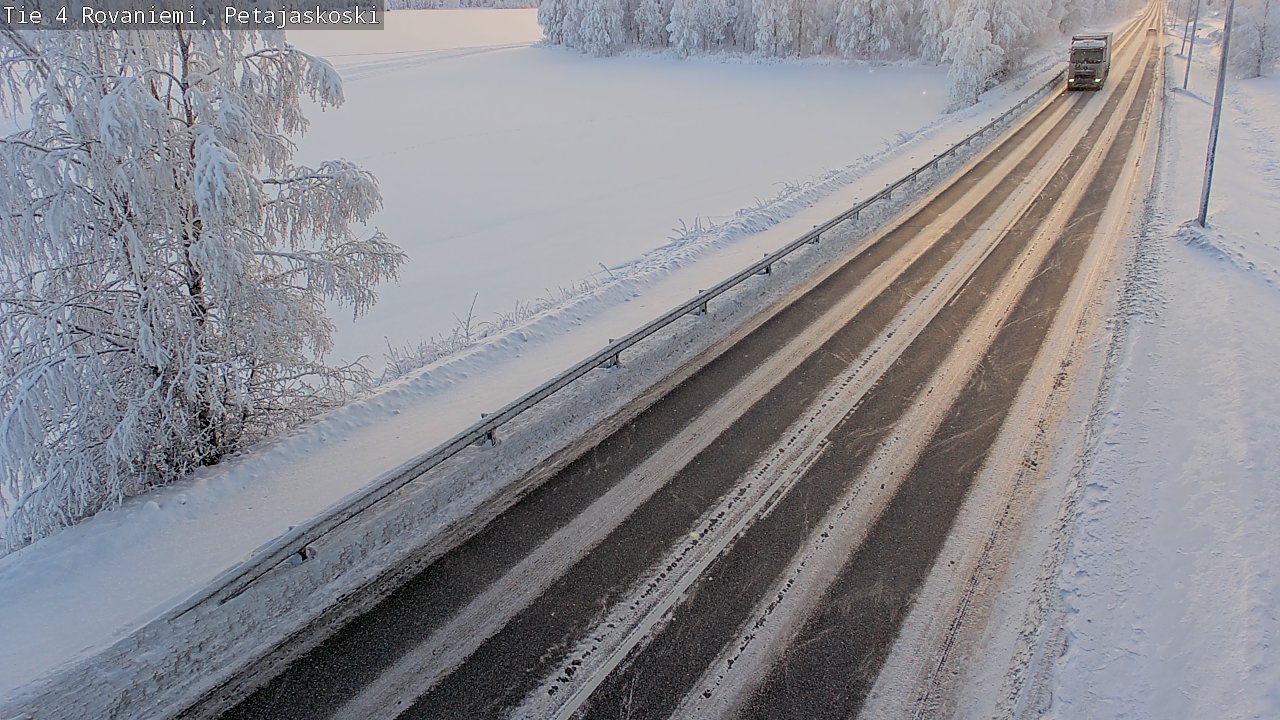 Kelikamerat Kuva Tie 4 Rovaniemi, Petäjäskoski, Rovaniemi, Lappi
