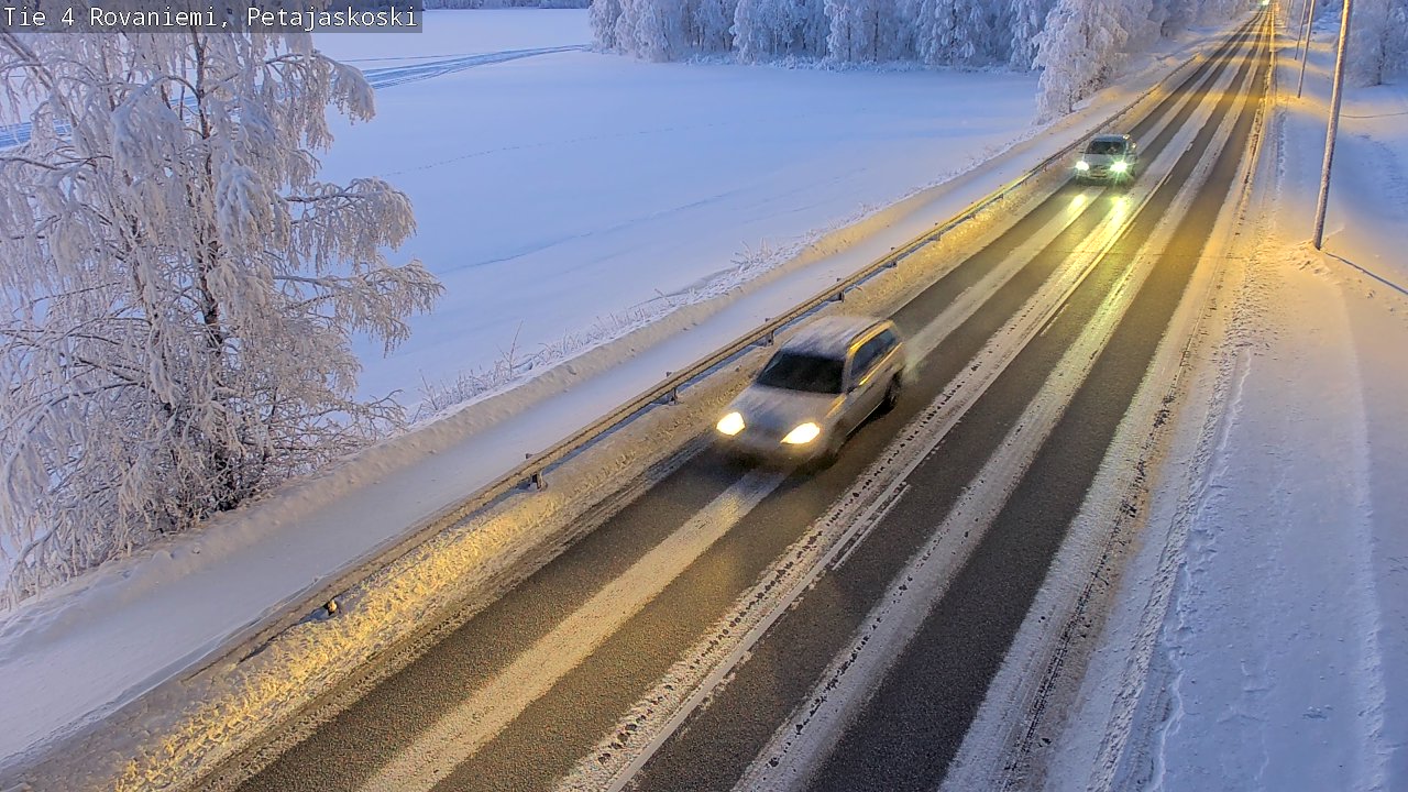 Kelikamerat Kuva Tie 4 Rovaniemi, Petäjäskoski, Rovaniemi, Lappi