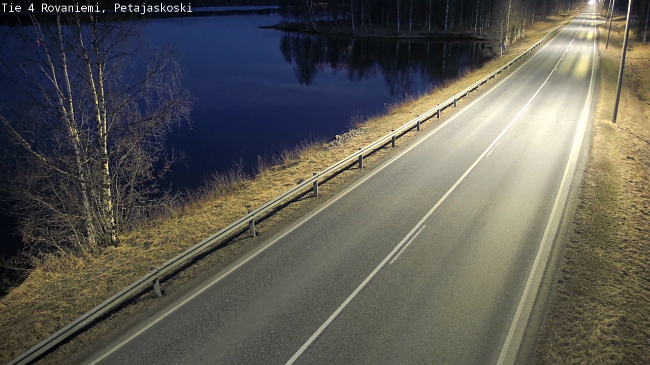 Weather Camera Image Road 4 Rovaniemi, Petäjäskoski, Rovaniemi, Lappi