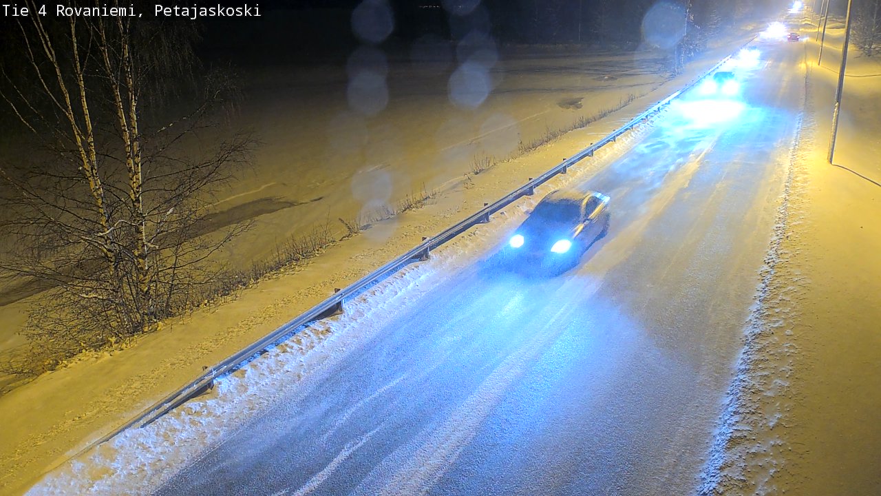 Weather Camera Image Road 4 Rovaniemi, Petäjäskoski, Rovaniemi, Lappi