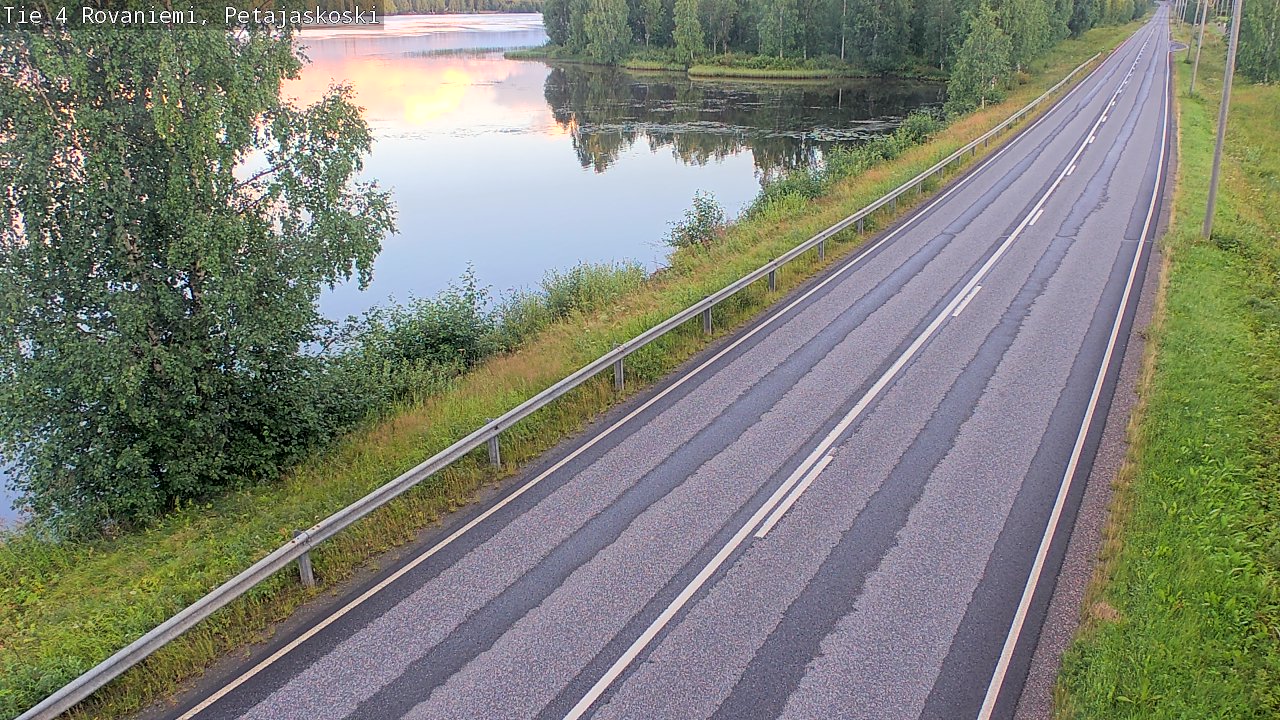 Kelikamerat Kuva Tie 4 Rovaniemi, Petäjäskoski, Rovaniemi, Lappi