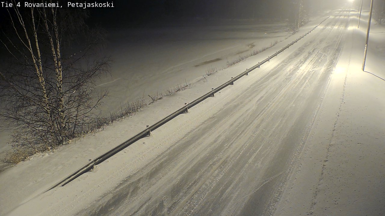 Weather Camera Image Road 4 Rovaniemi, Petäjäskoski, Rovaniemi, Lappi