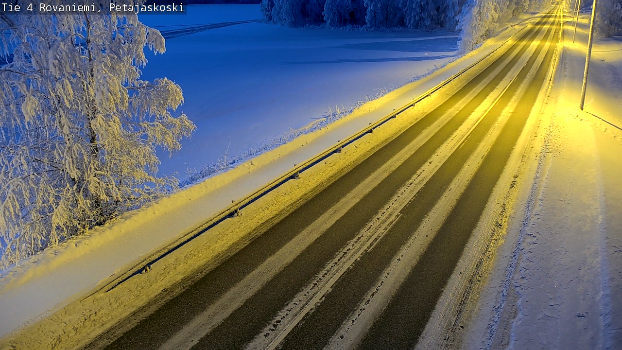 Kelikamerat Kuva Tie 4 Rovaniemi, Petäjäskoski, Rovaniemi, Lappi