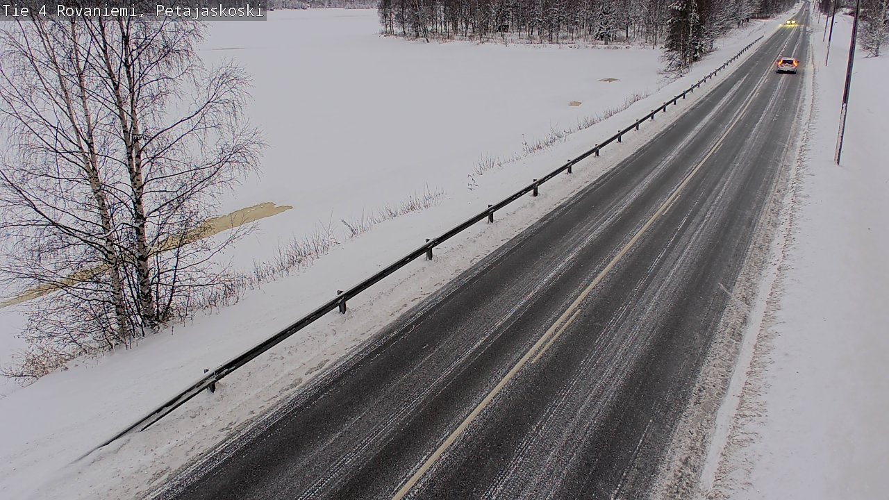 Weather Camera Image Road 4 Rovaniemi, Petäjäskoski, Rovaniemi, Lappi