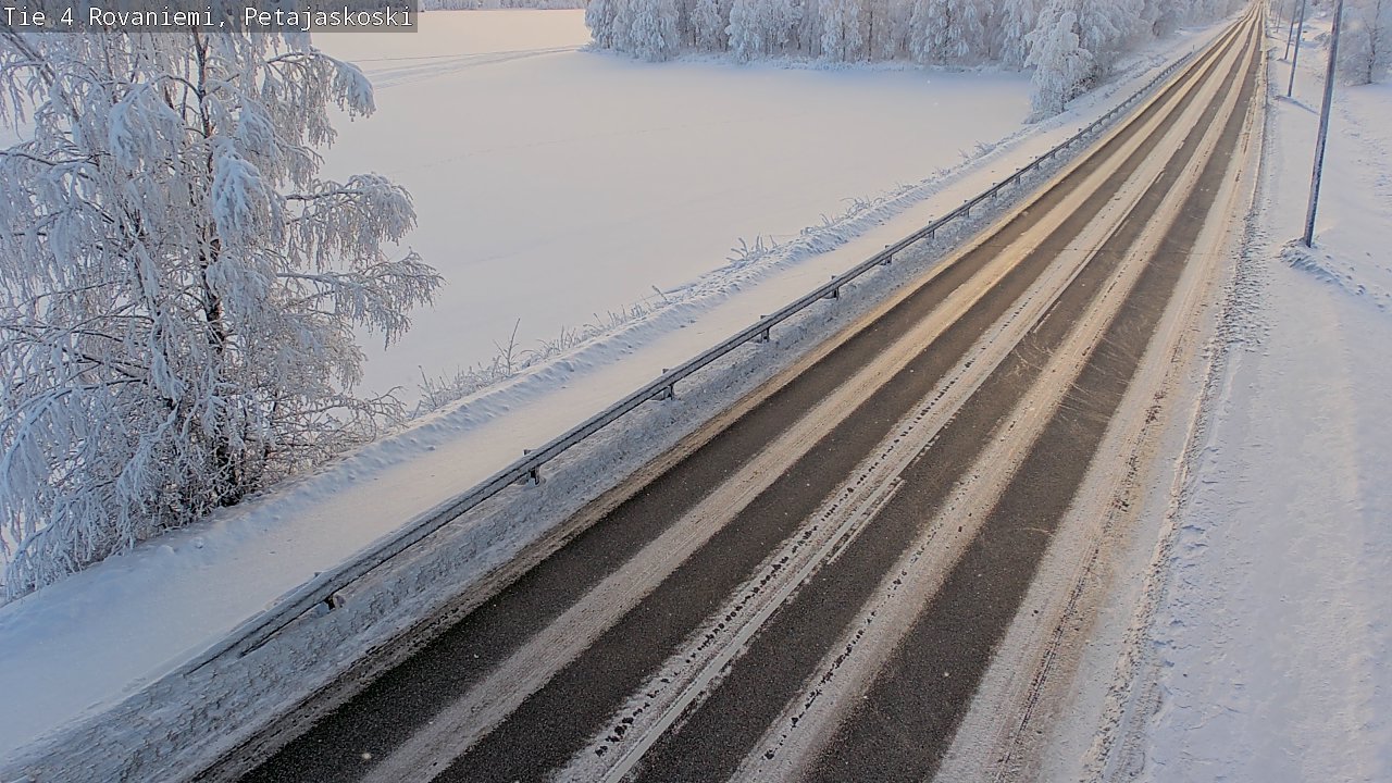 Kelikamerat Kuva Tie 4 Rovaniemi, Petäjäskoski, Rovaniemi, Lappi