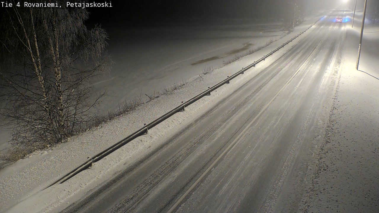 Weather Camera Image Road 4 Rovaniemi, Petäjäskoski, Rovaniemi, Lappi