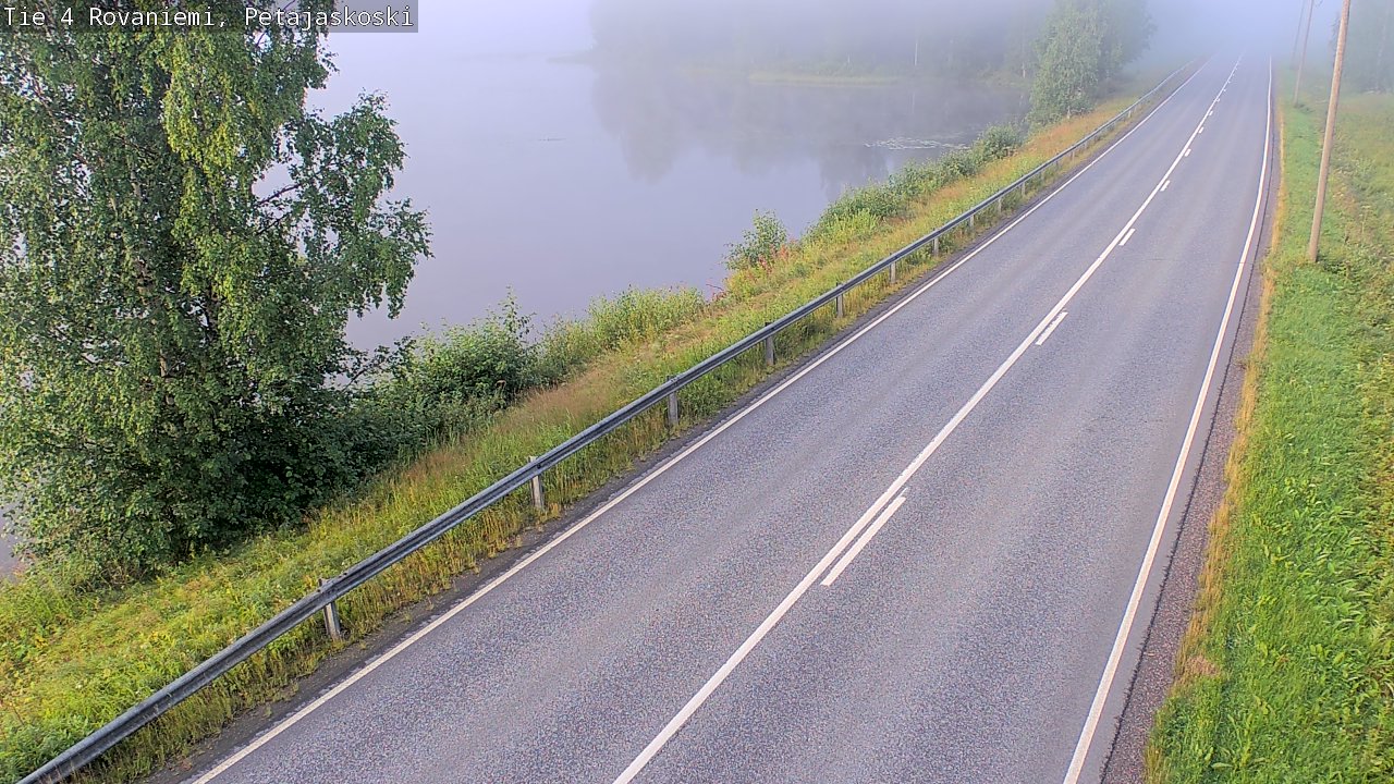 Weather Camera Image Road 4 Rovaniemi, Petäjäskoski, Rovaniemi, Lappi