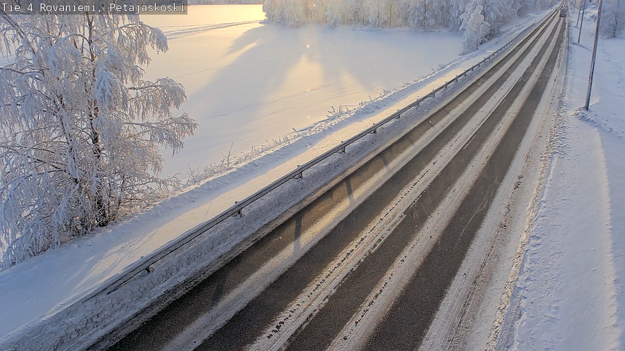 Kelikamerat Kuva Tie 4 Rovaniemi, Petäjäskoski, Rovaniemi, Lappi