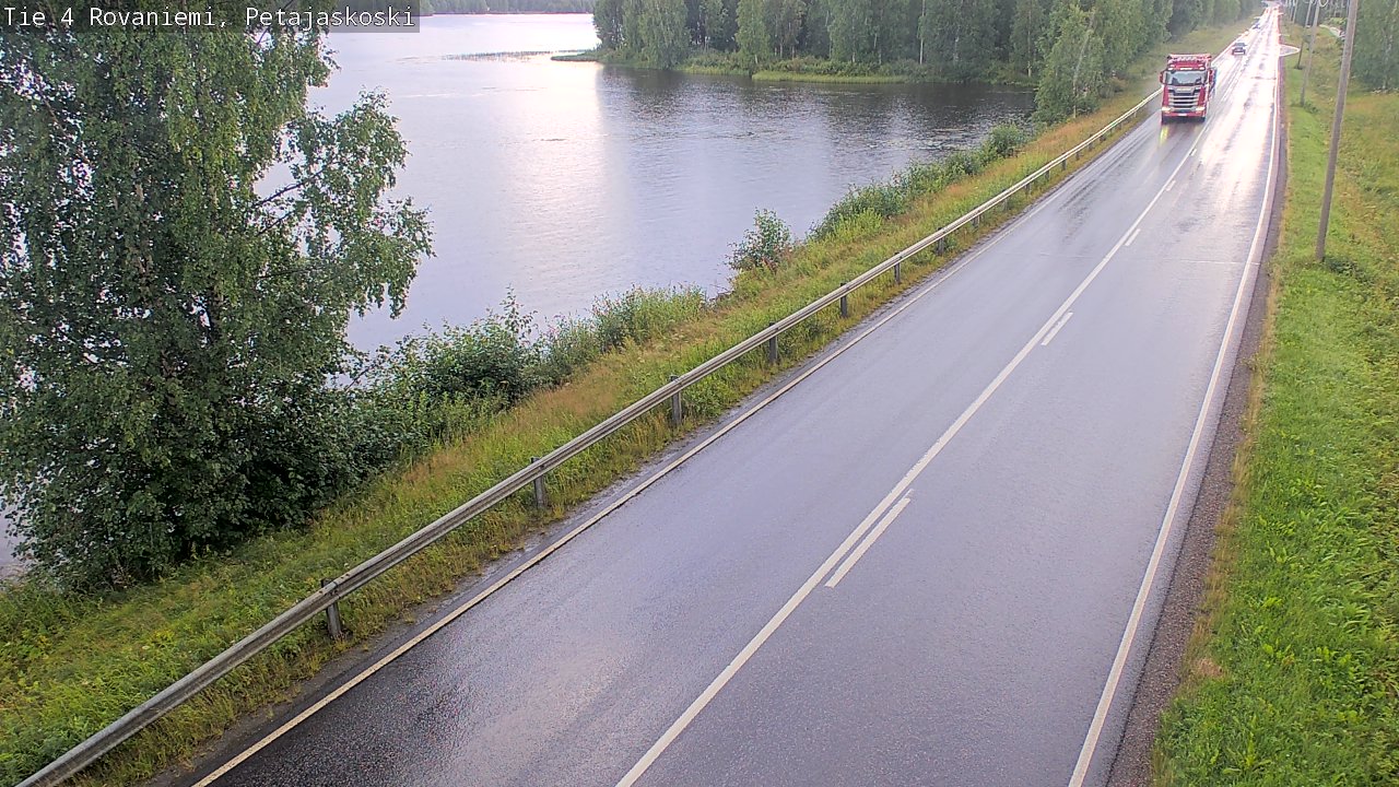 Kelikamerat Kuva Tie 4 Rovaniemi, Petäjäskoski, Rovaniemi, Lappi