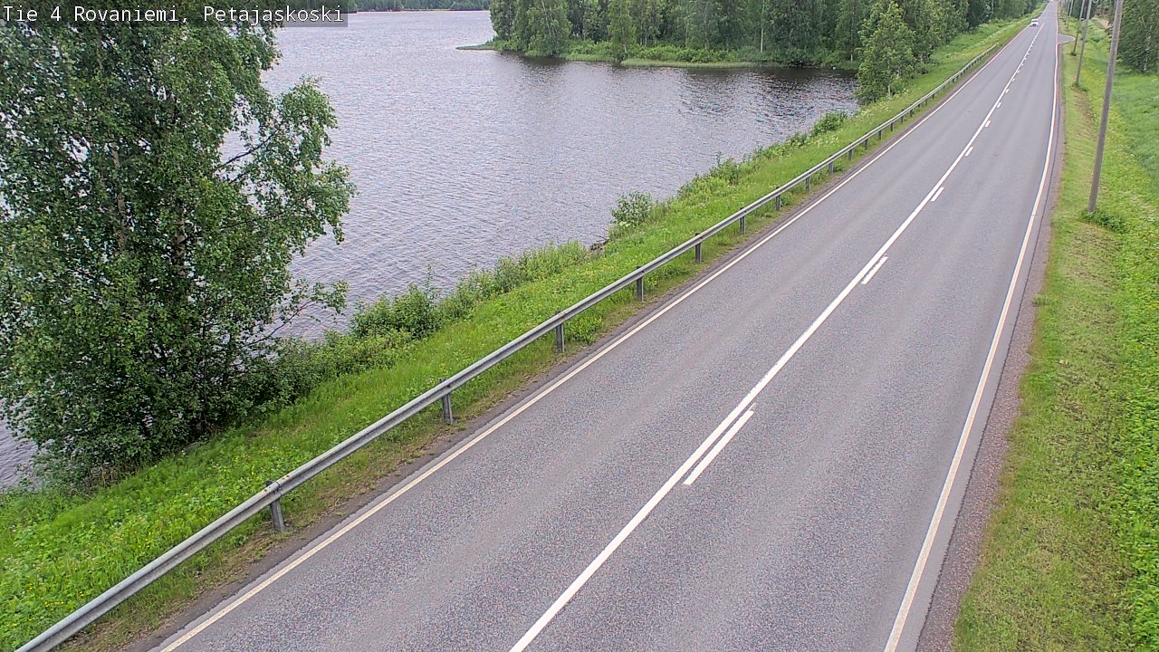 Weather Camera Image Road 4 Rovaniemi, Petäjäskoski, Rovaniemi, Lappi