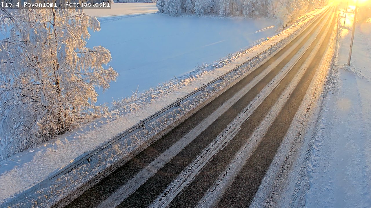 Kelikamerat Kuva Tie 4 Rovaniemi, Petäjäskoski, Rovaniemi, Lappi