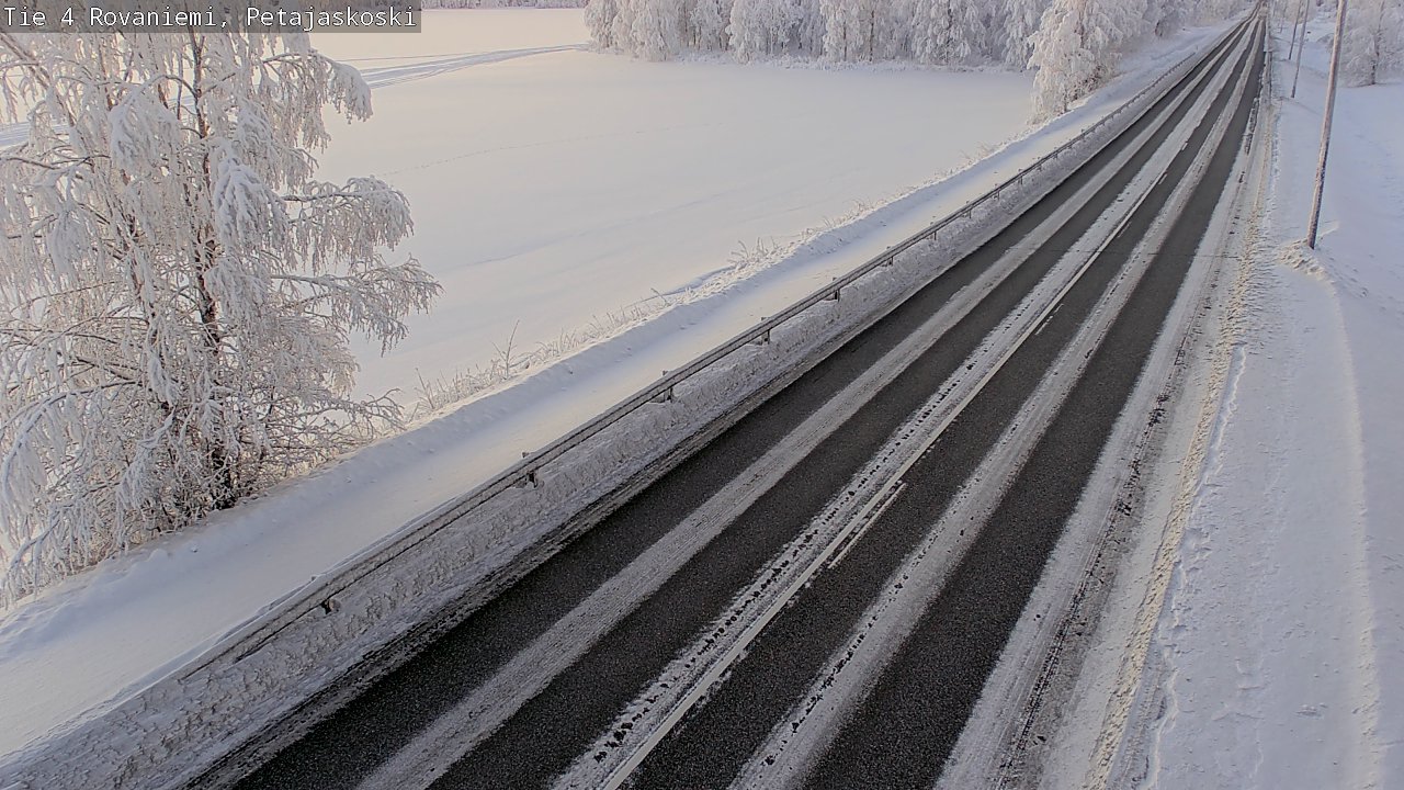 Kelikamerat Kuva Tie 4 Rovaniemi, Petäjäskoski, Rovaniemi, Lappi