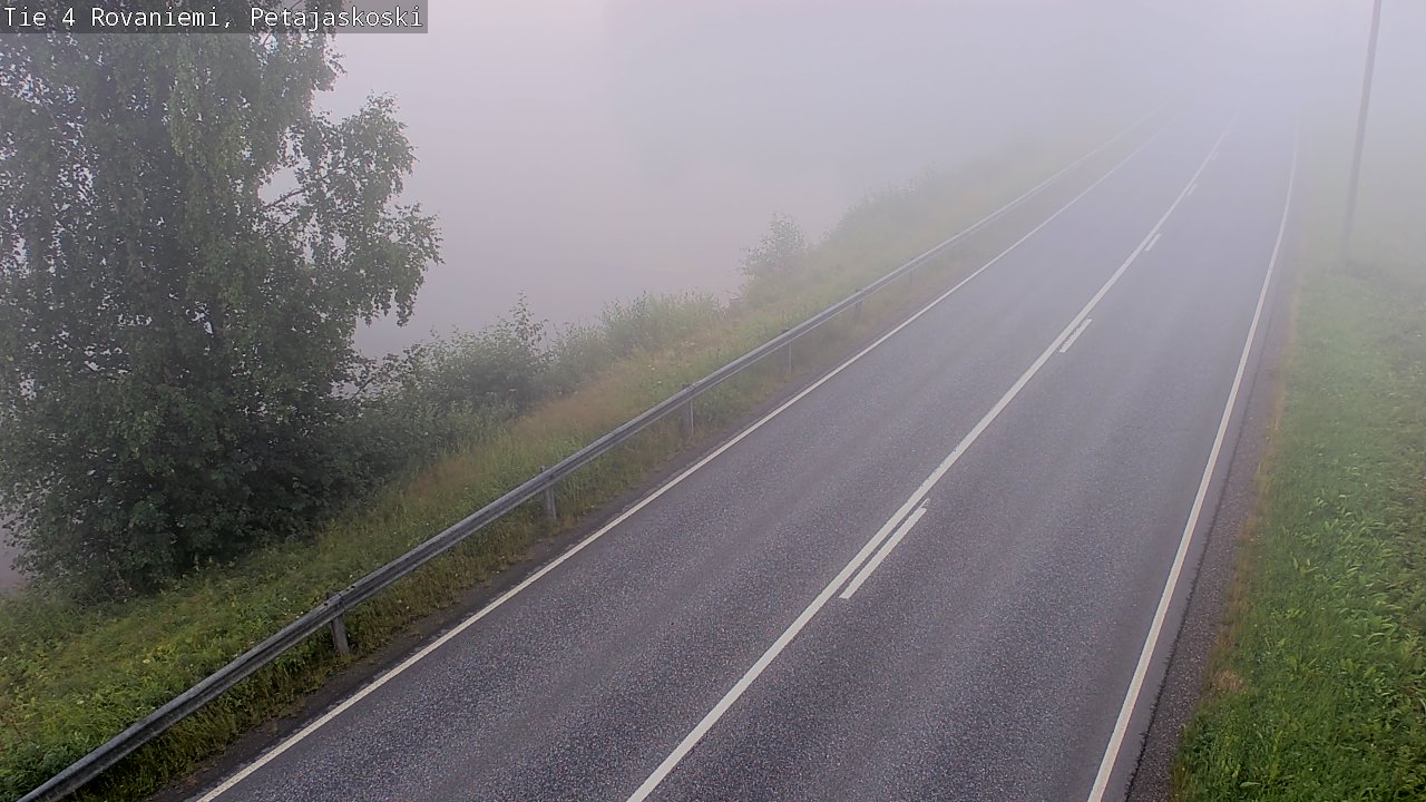 Weather Camera Image Road 4 Rovaniemi, Petäjäskoski, Rovaniemi, Lappi