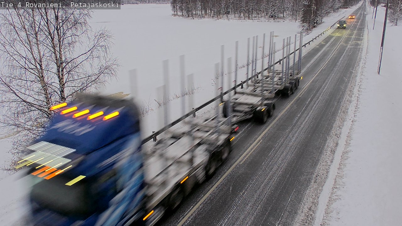 Kelikamerat Kuva Tie 4 Rovaniemi, Petäjäskoski, Rovaniemi, Lappi