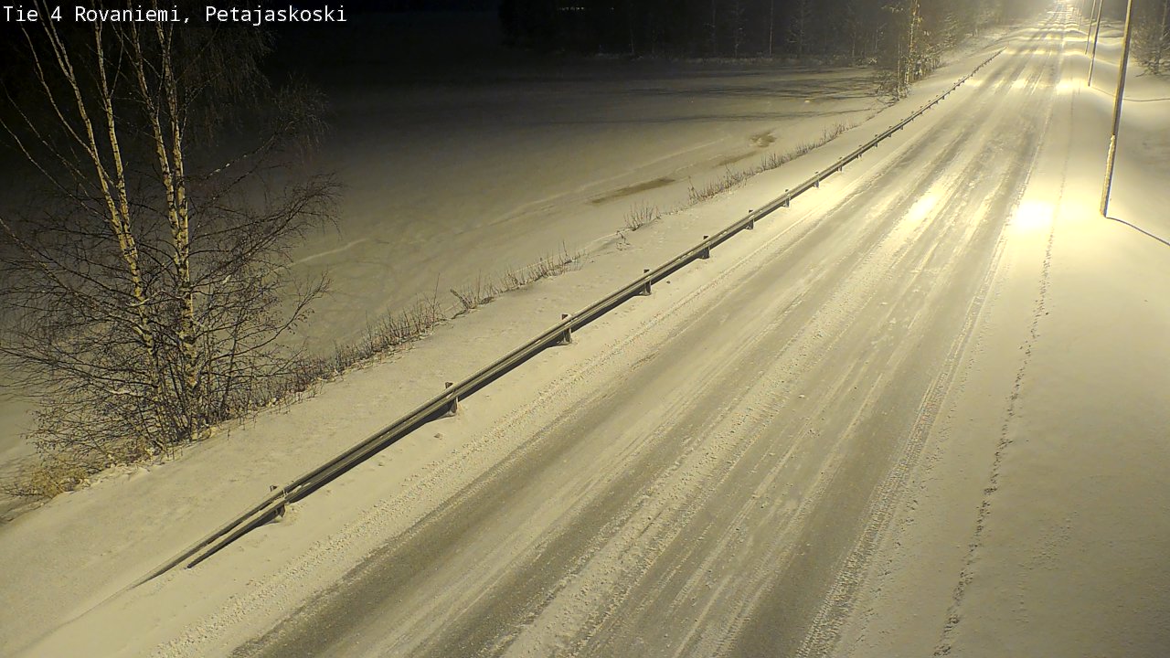 Weather Camera Image Road 4 Rovaniemi, Petäjäskoski, Rovaniemi, Lappi