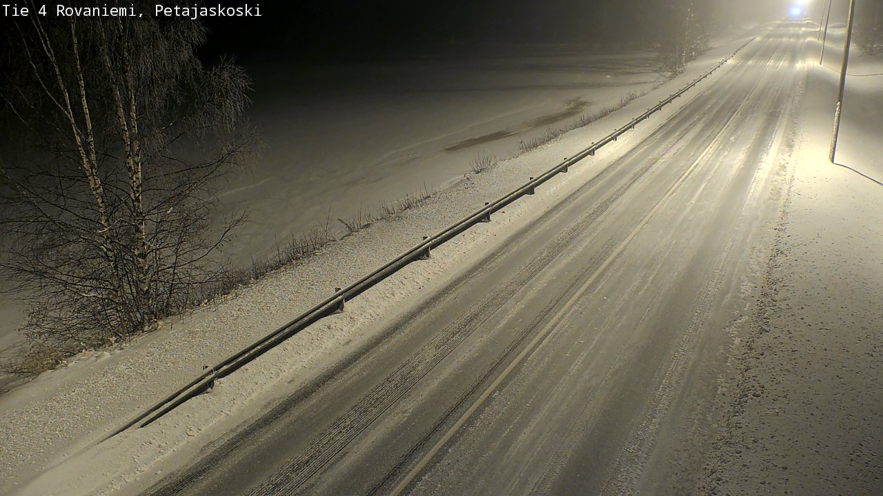 Weather Camera Image Road 4 Rovaniemi, Petäjäskoski, Rovaniemi, Lappi