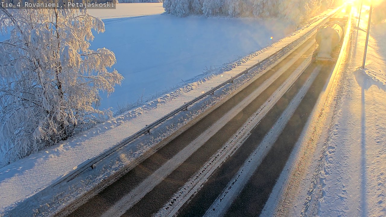 Kelikamerat Kuva Tie 4 Rovaniemi, Petäjäskoski, Rovaniemi, Lappi