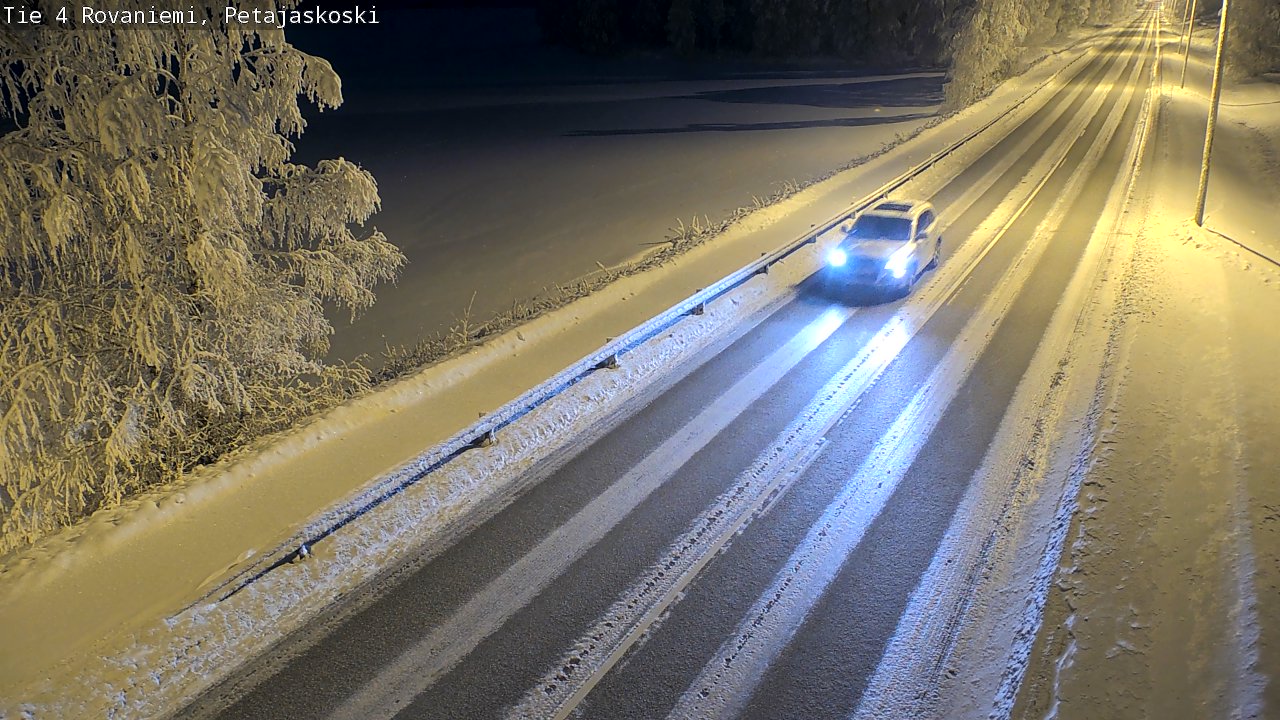 Kelikamerat Kuva Tie 4 Rovaniemi, Petäjäskoski, Rovaniemi, Lappi